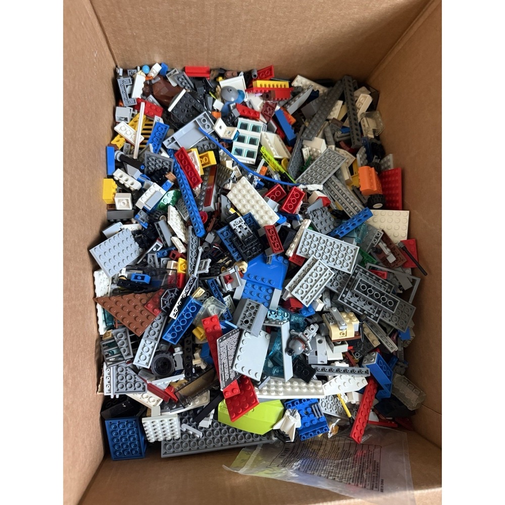 9-10 Pound Lego Bulk Lot, Random Pieces, Building Blocks, Different Colors